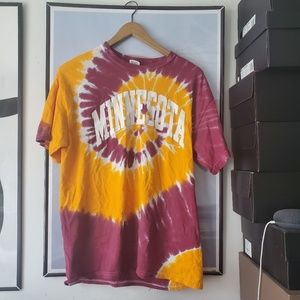 Michigan college tye dye Tshirt